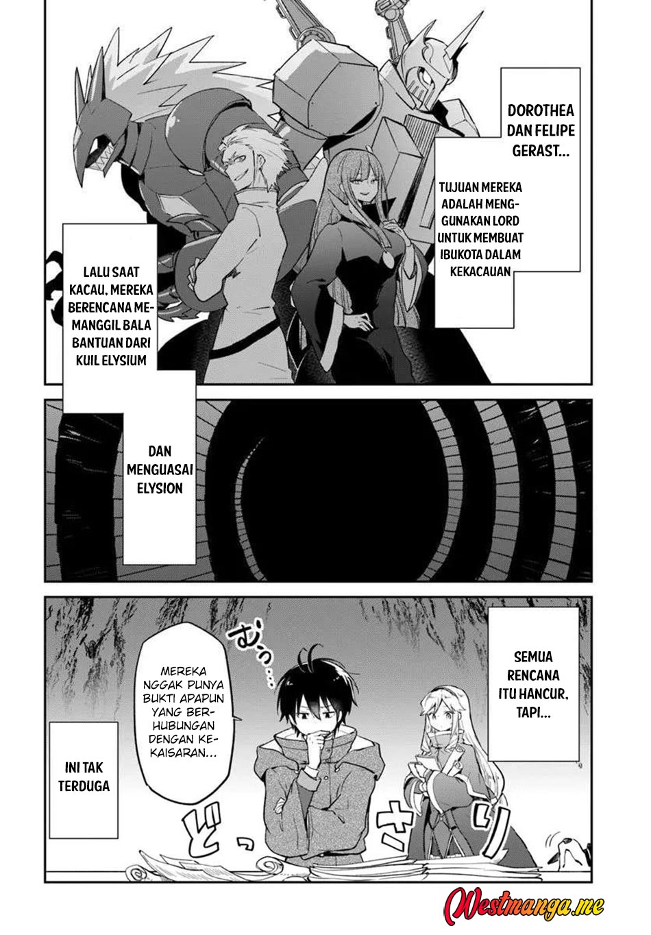 Henkyou Gurashi no Maou, Tensei shite Saikyou no Majutsushi ni naru ~Aisarenagara Nariagaru Moto Maō wa, Ningen o Shiritai~ Chapter 55 Gambar 4
